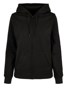B-BB009-Ladies Basic Zip Hoody 2